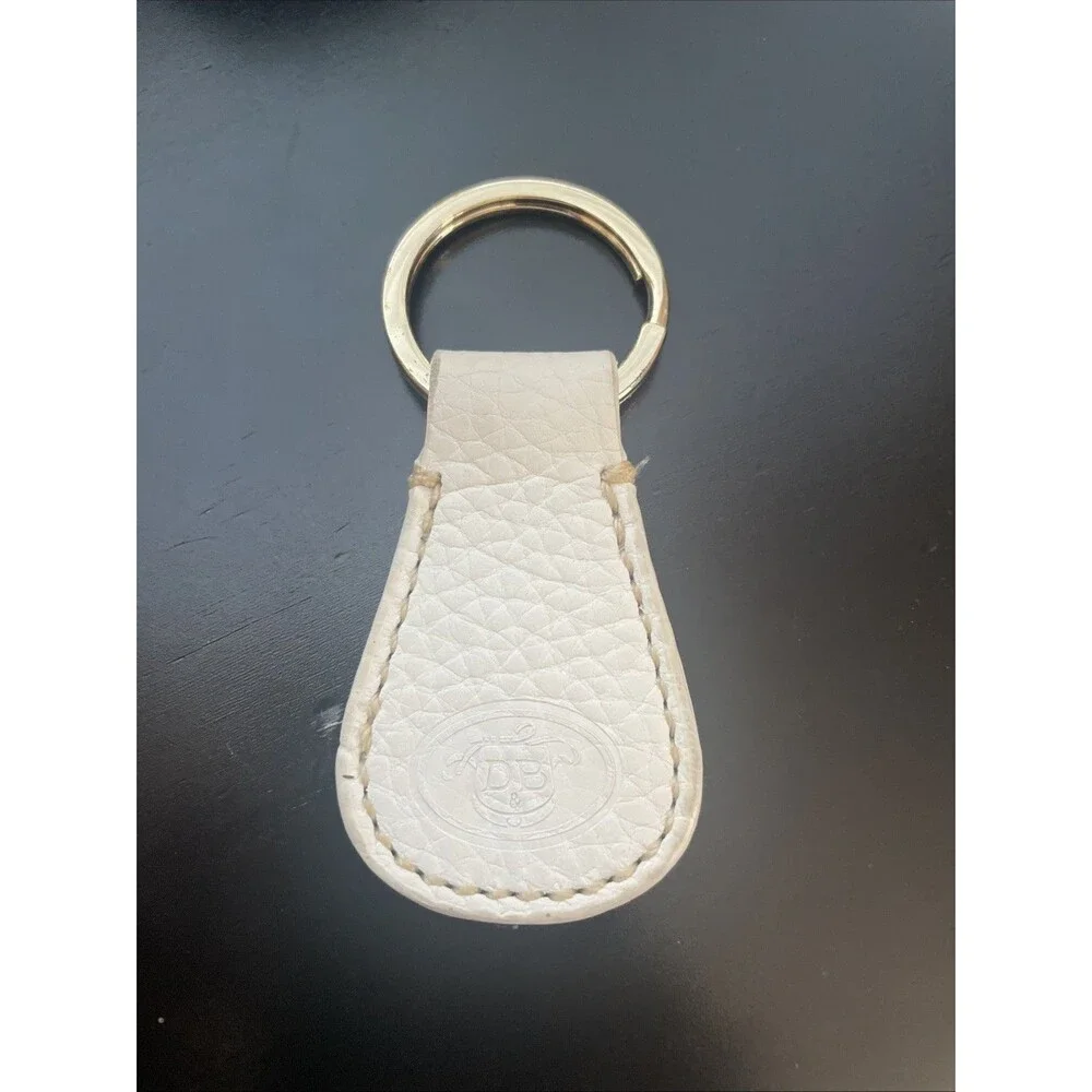 Dooney & Bourke White leather keychain Accessory